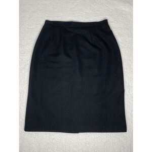 Vintage 90s Michele Skirt Womens 14 Black Y2K USA‎ Union Made Business Classic